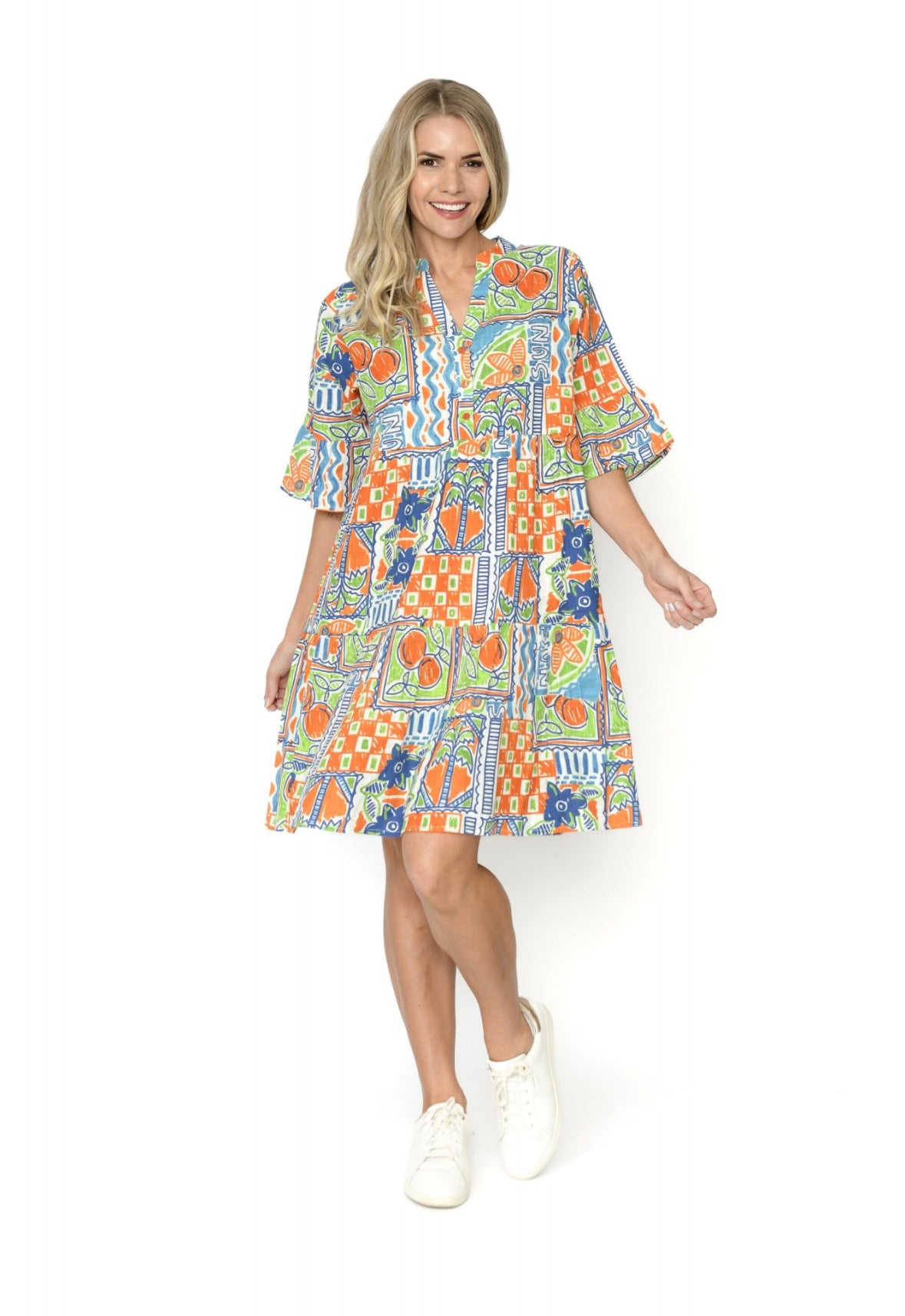 Maya V Neck Dress