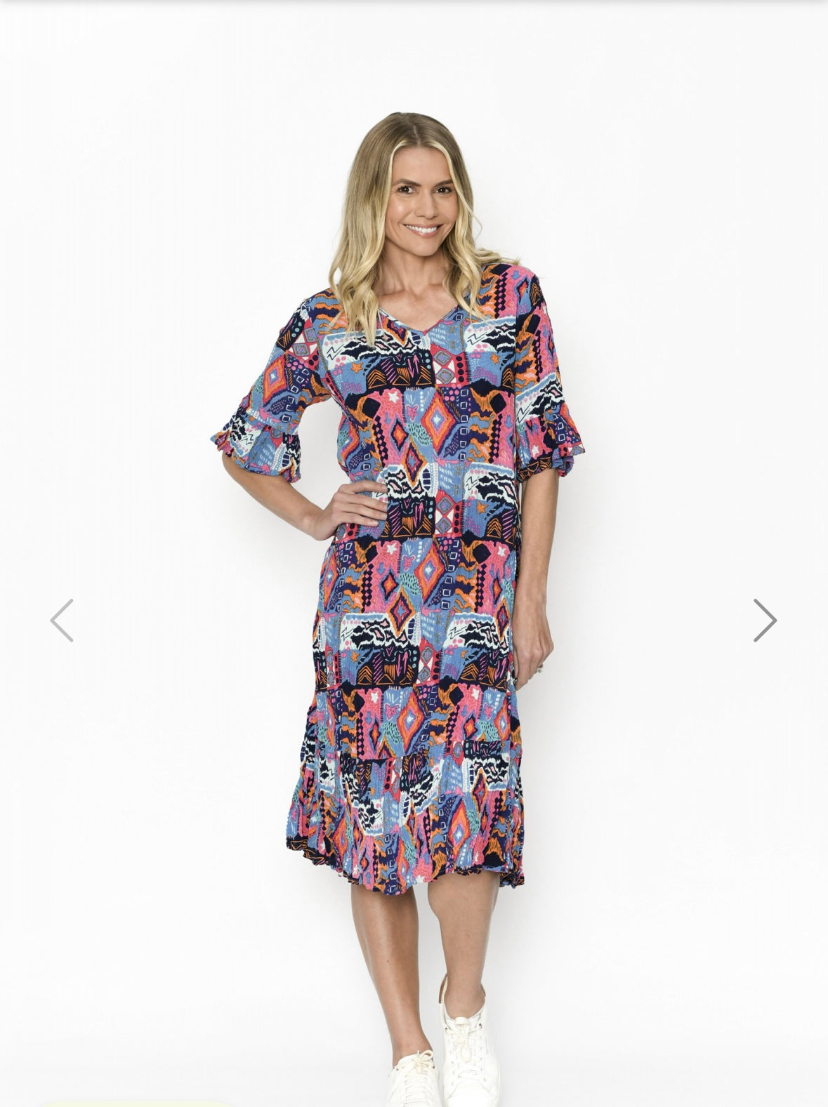 Jessica Dress Pink/Blue