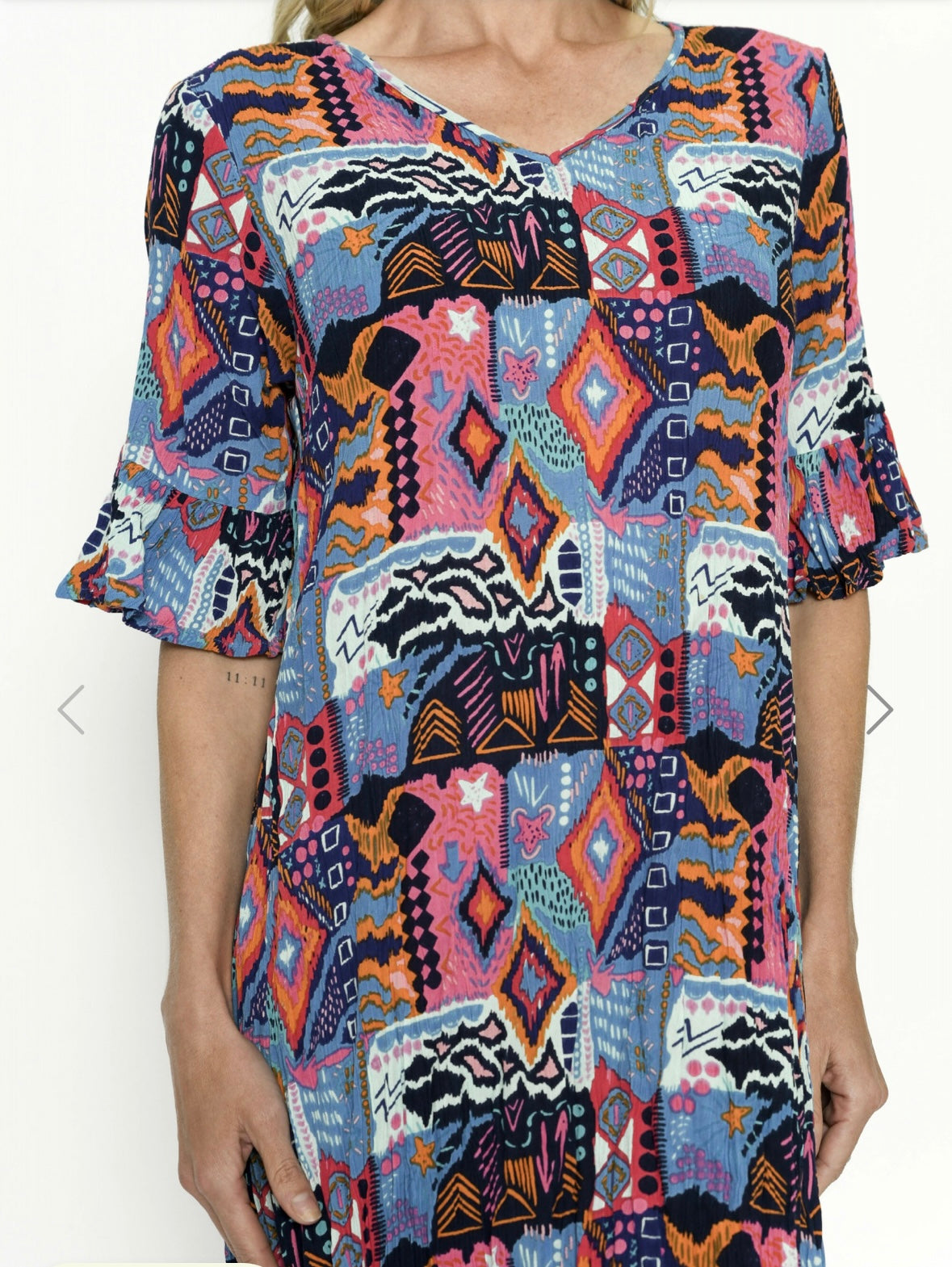 Jessica Dress Pink/Blue