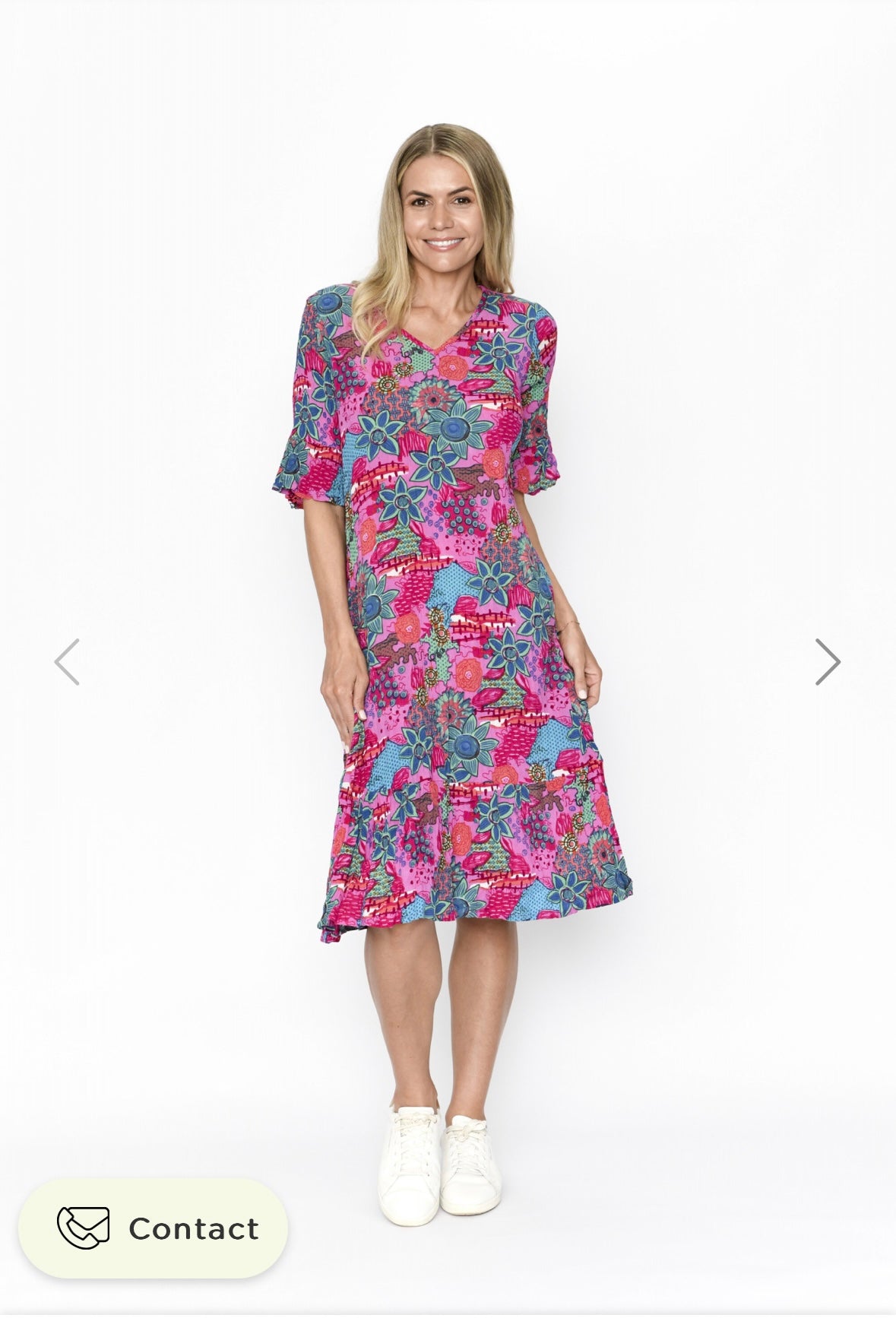 Jessica Dress Pink/Blue
