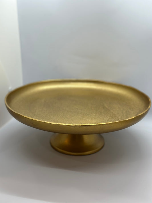 Gold Metal Cake Stand