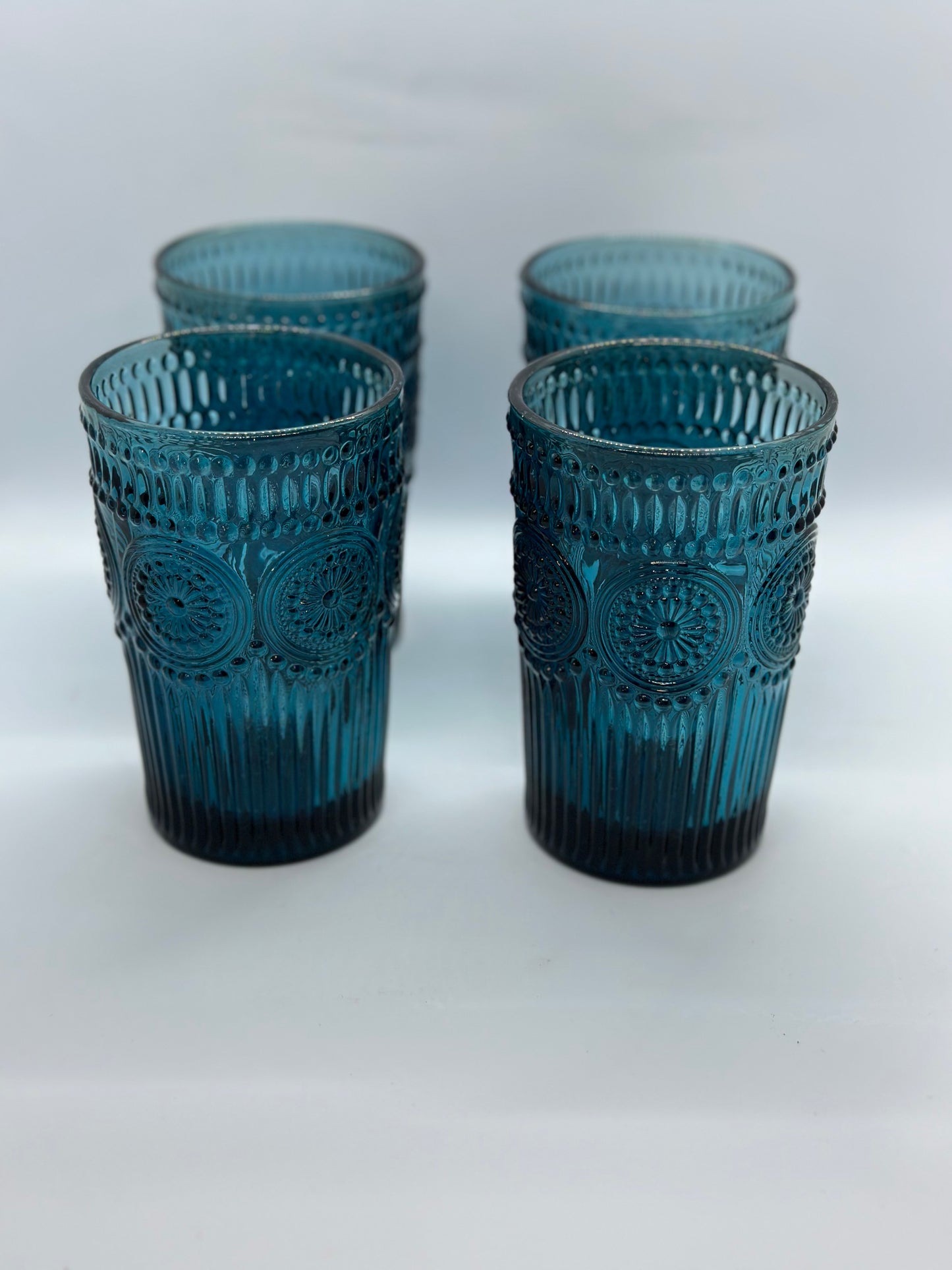 Tumbler Sapphire Blue Tall - Set of 4