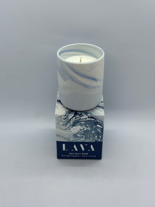 Sea Salt Rose Candle Assorted Sizes