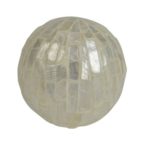 Shiloh Inlay Deco Ball 10cm Ivory